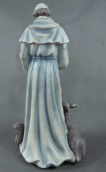 Figurka Św. Franciszek z Asyżu figura 35,5 cm kropielnica