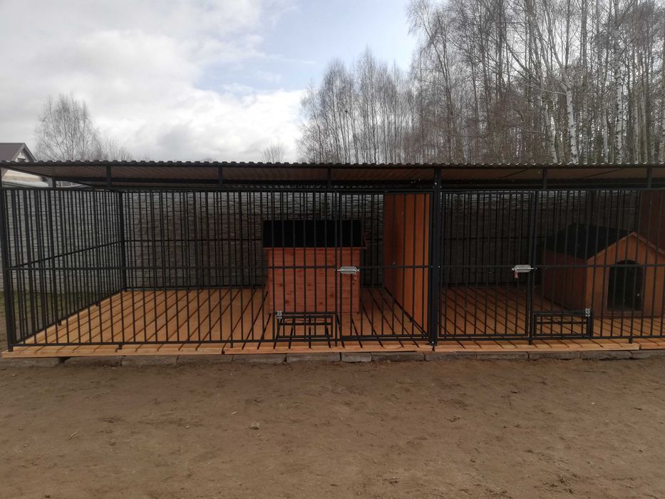 Kojec dla psa 8x3 podwójny,kojce dla psów,klatka,łódzkie