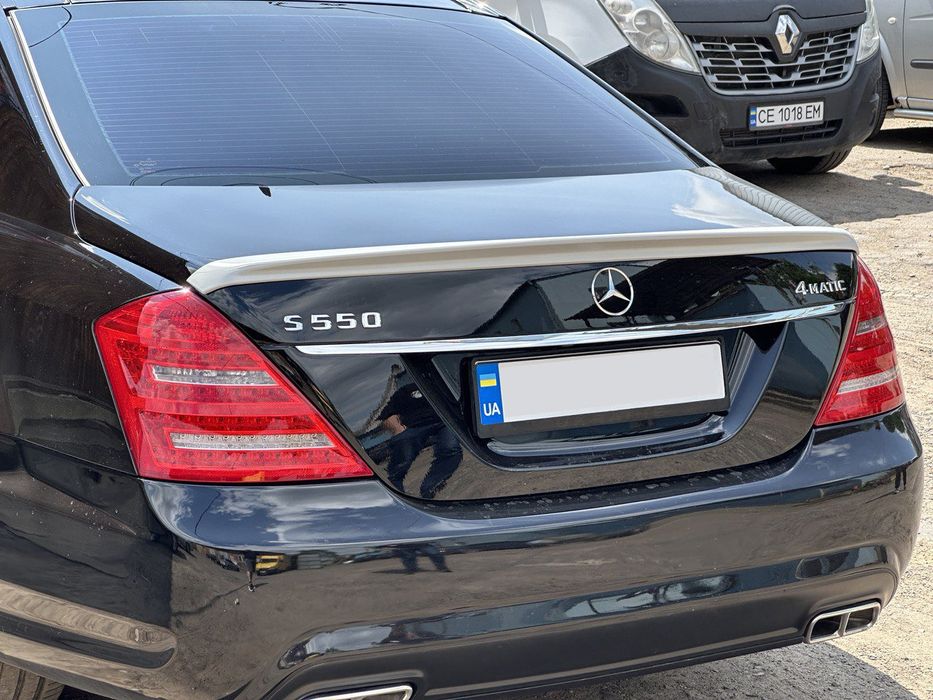 Mercedes S-сlass W221 2005-2013 рр. Спойлер (ABS, під фарбування)