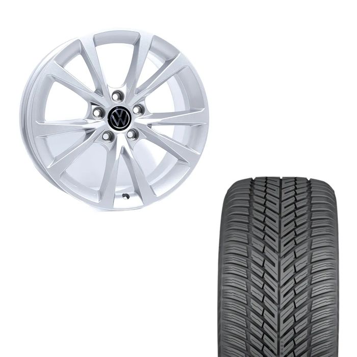 NOWE ORYGINALNE Koła Volkswagen 17" Golf Jetta Beetle Passat CC Arteon