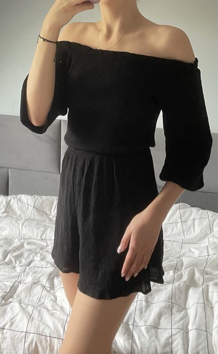 Kombinezon czarny 38 M bershka