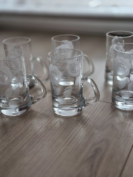 Kieliszki vintage prl