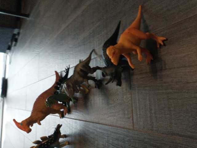 Zestaw różnych dinozaurów - 12 sztuk