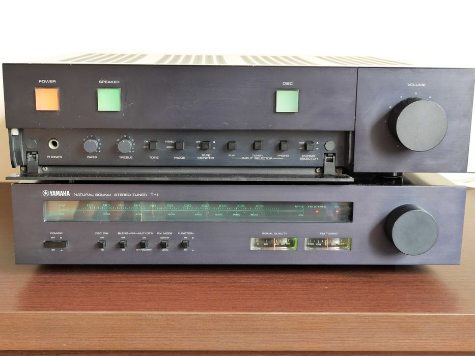 Wzmacniacz zintegrowany Yamaha A-1 Tuner T-1 zestaw stereo
