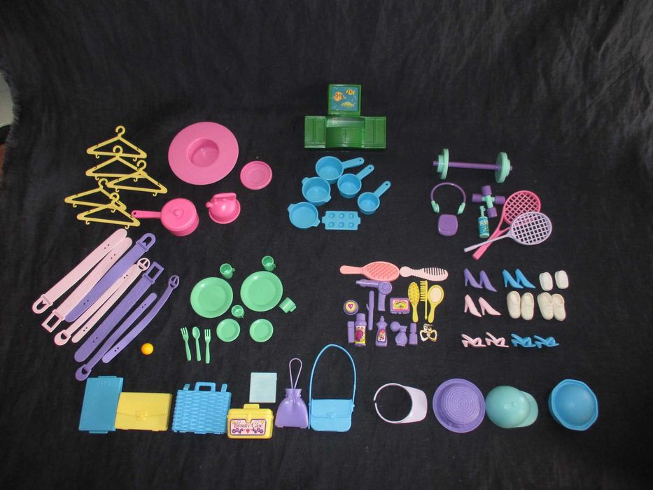 Conjunto de 80 peças acessórios Brincar Brinquedos