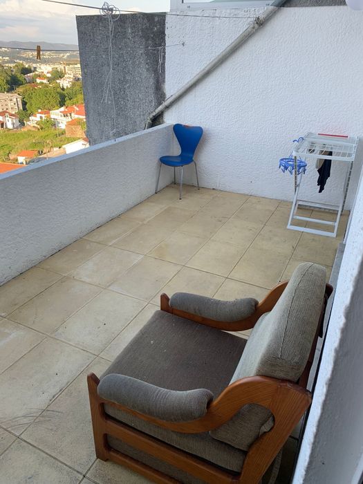 Quarto de casal com varanda