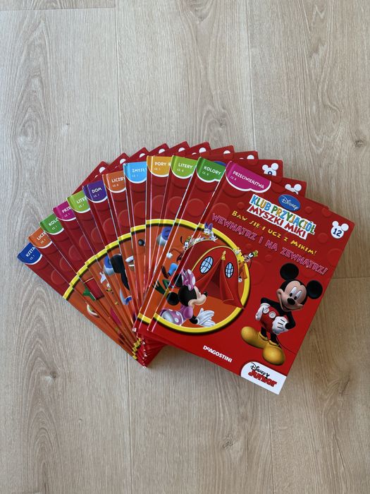 12 książeczek Klub Przyjaciół Myszki Miki nr 1-12