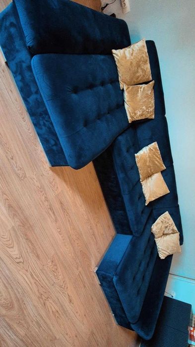Sofá com Dupla Chaise Longue