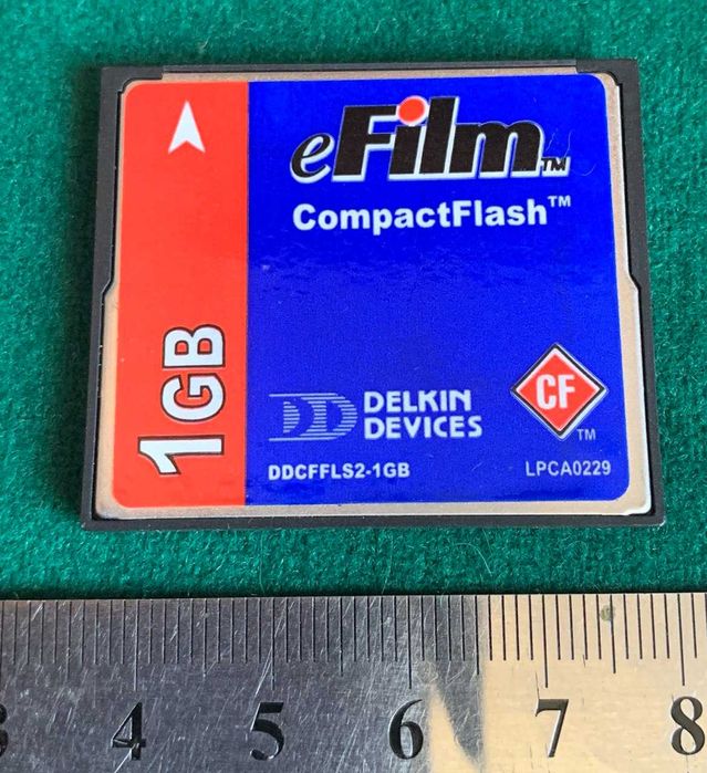 CompactFlash DELKIN DEVICES 1 GB Memory Card eFilm карта пам'яті