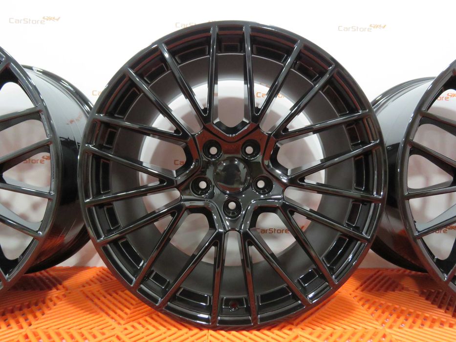 Jantes Look Porsche Panamera Turbo S E-Hybrid 21" 5x130 Pretas