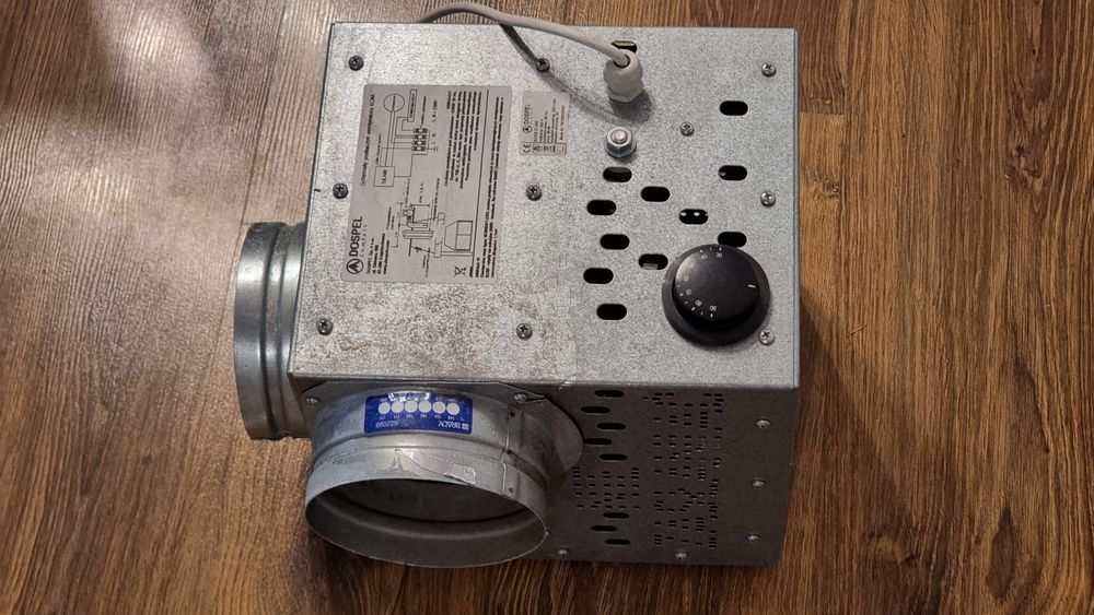 DOSPEL KOM Ø125 mm wentylator do systemów DGP (Dystrybucji Gorącego Powietrza)