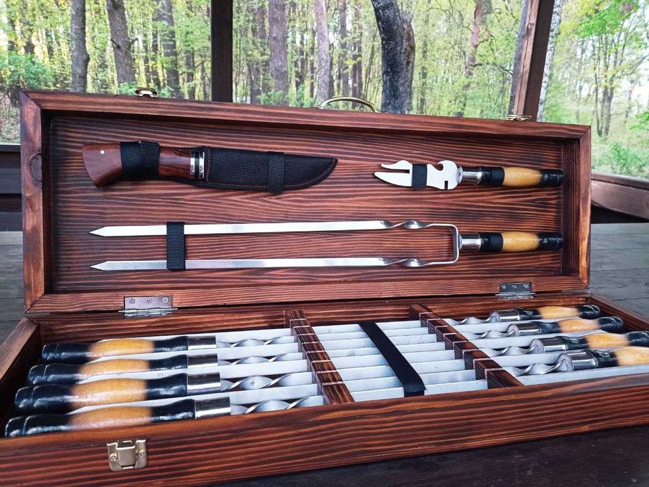 Набір шампурів,Шампура,Набор шампуров. Подарунок чоловіку на Свято