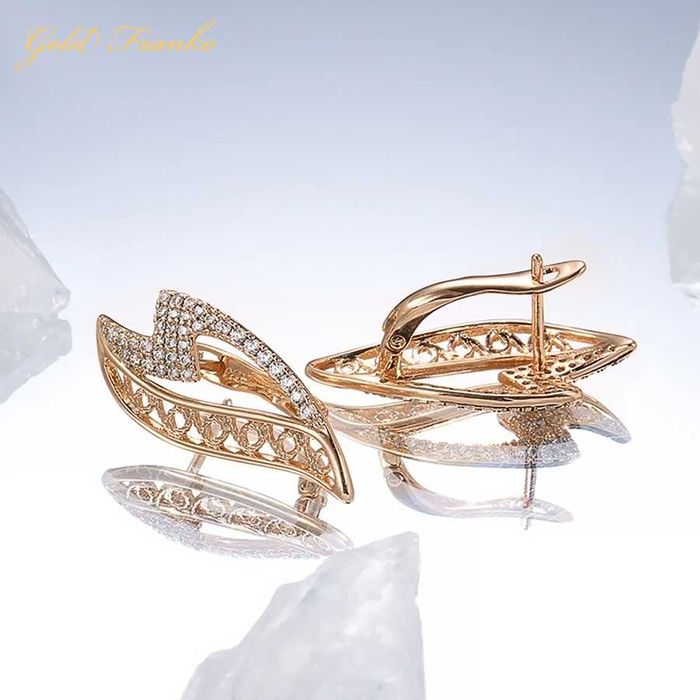 Kolczyki GF99 585RG Gold Franko