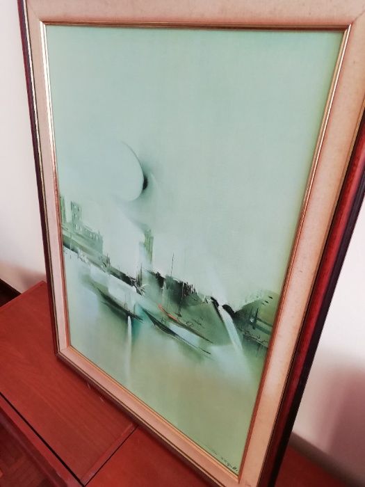 Hand-painted Picture Frame – Like new!*64409362419715124