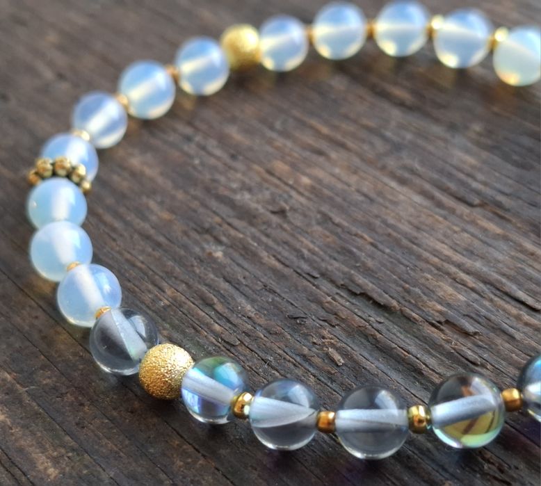 Bransoletka z opalitów handmade