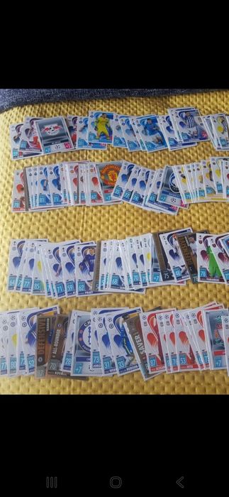 400× match attax 2021/22 topps psg, real Madrid