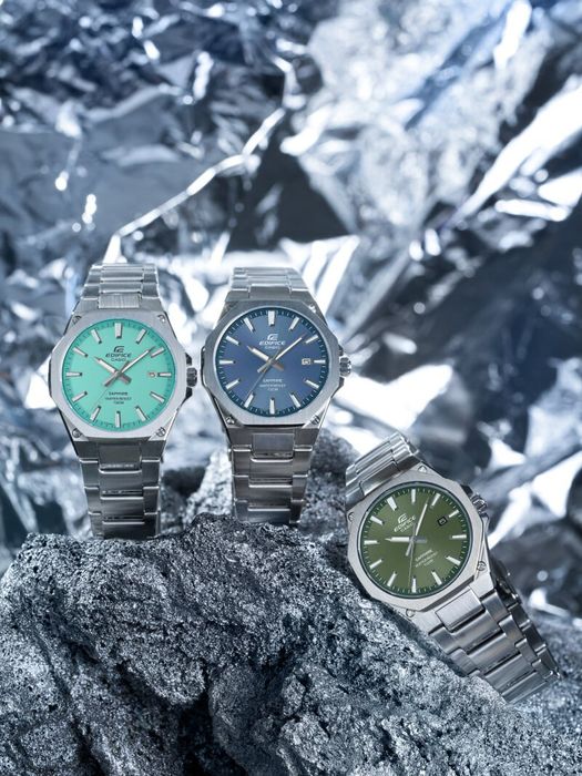 Zegarek Męski Casio EFR-S108D-3A Edifice Classic Sapphire + BOX Casio