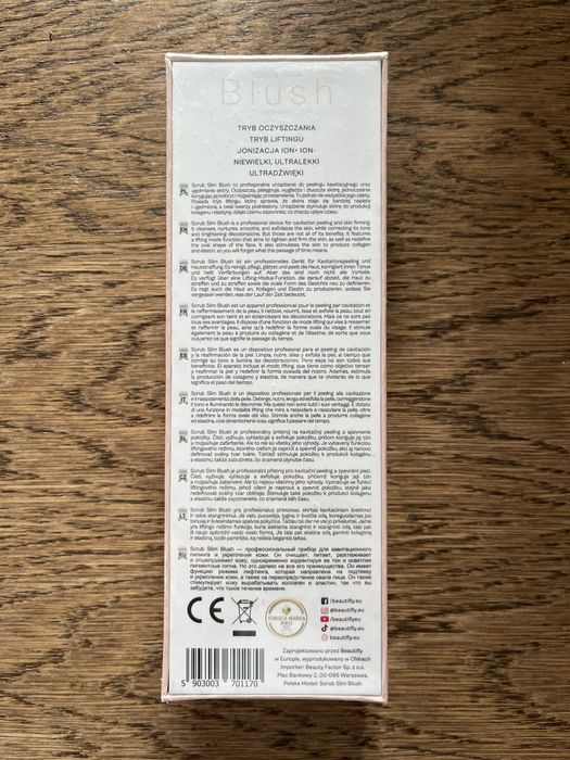 Peeling kawitacyjny Beautifly Scrub Slim Blush