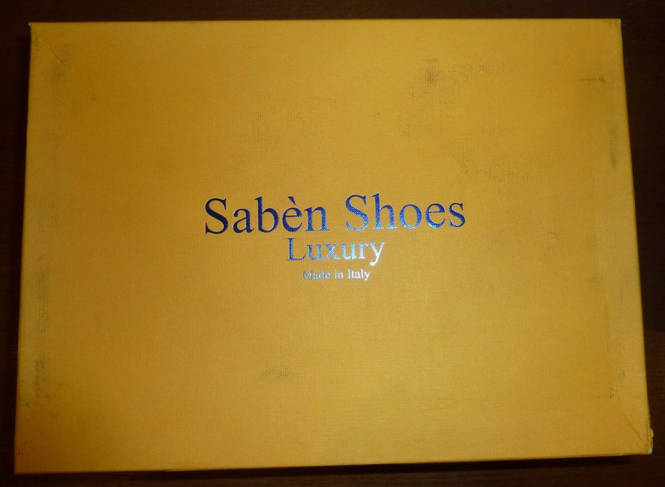Sapatos italianos novos Sabèn Shoes 39 (forma grande 41-42)