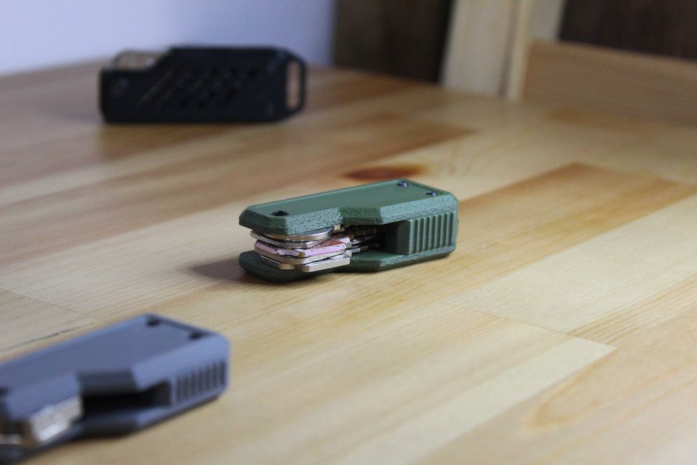 Organizador de chaves compacto e silencioso – impressão 3D, novo