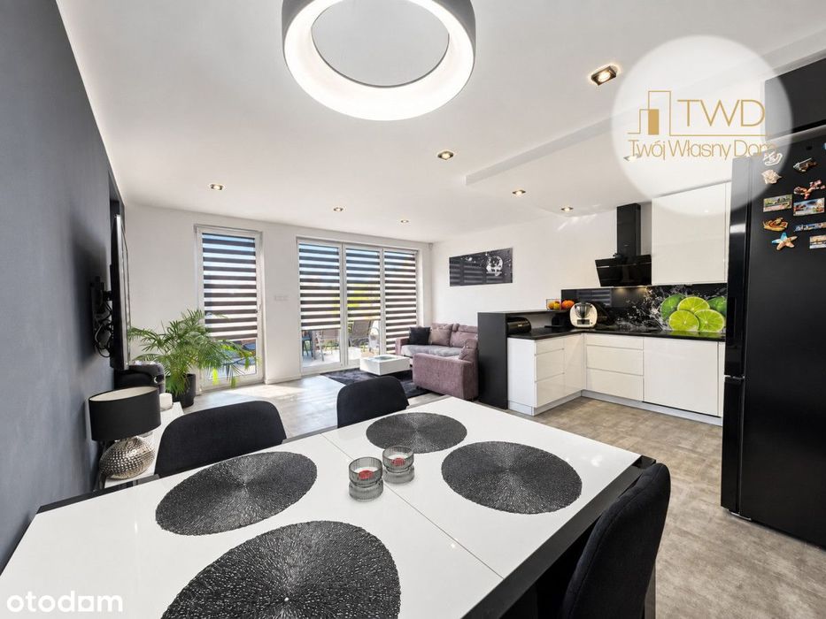Apartament z ogrodem na osiedlu zamknietym