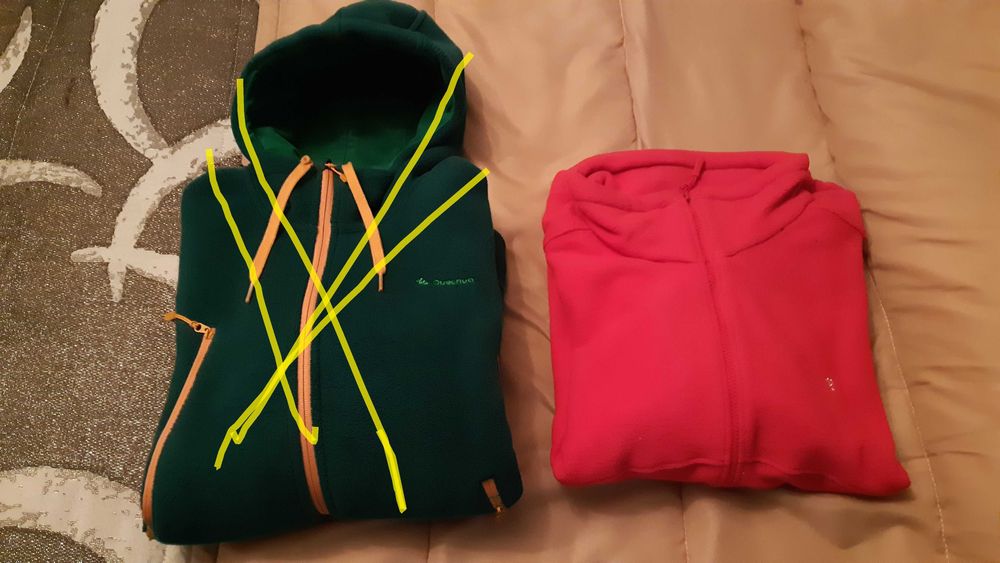 casacos polares como NOVO