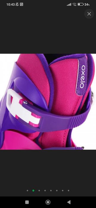 Дитячі Розсувні Ролики OXELO EU 26/28 PLAY-3 Рожеві Original