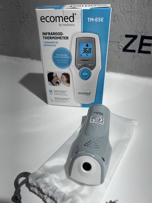 Termometr medisana w kolorze białym na podczerwie
