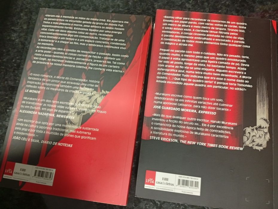 Vendo livros "A Morte do Comendador", de Haruki Murakami