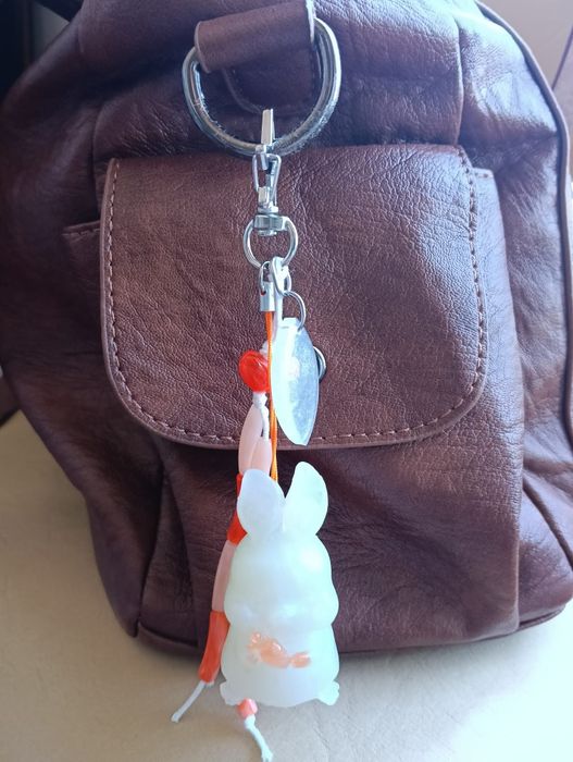 Bag charm artesanal coelhinha