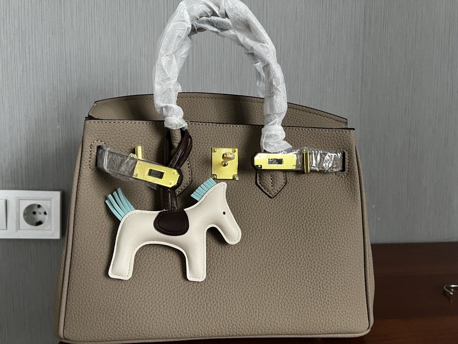 Сумка Hermes бежевий колір 30 сантиметрів