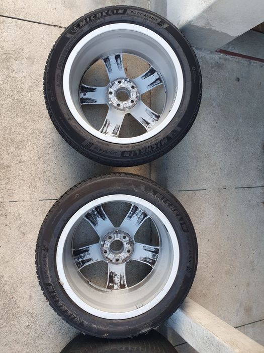 4x koła zima Audi A6 18" 7.5Jx18H2 ET37, 225/50R18 99V Michelin Pilot Alpin 5, 7,3mm 2023r.