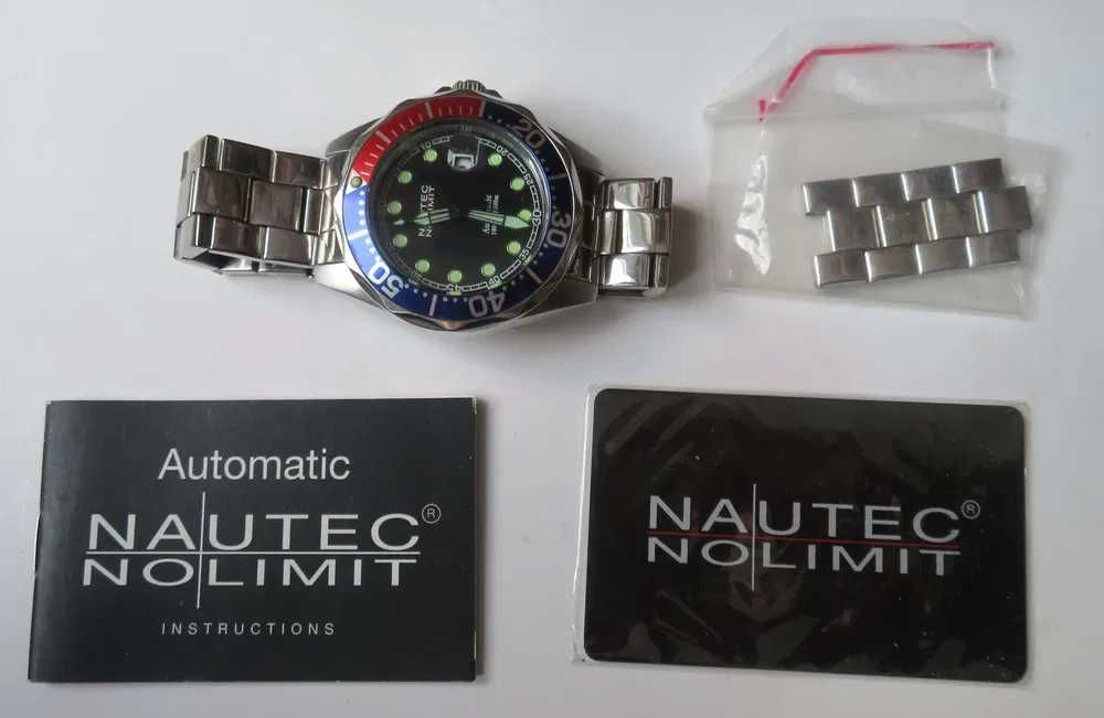 zegarek diver automat wr 300 nautec pepsi