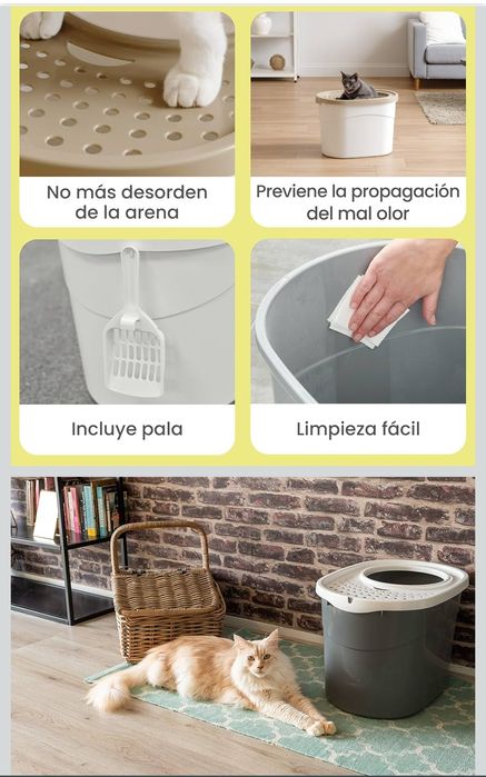 Caixa de areia para gato