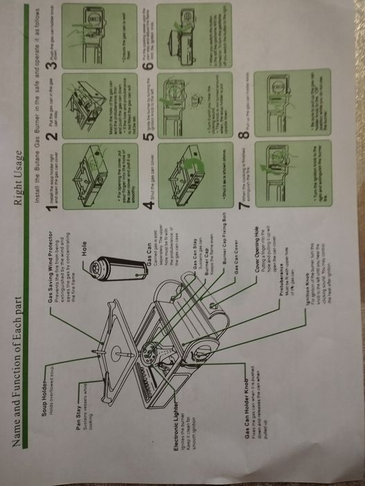 Fogão portátil multiusos novo