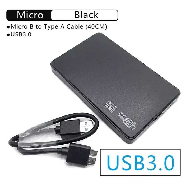 Caixa Externa para Disco Rigido 2.5'' USB 3.0 - Novo e Lacrado.