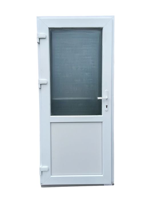 Drzwi zewnętrzne pcv sklepowe