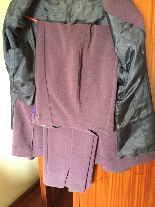 fato roxo de senhora tamanho m