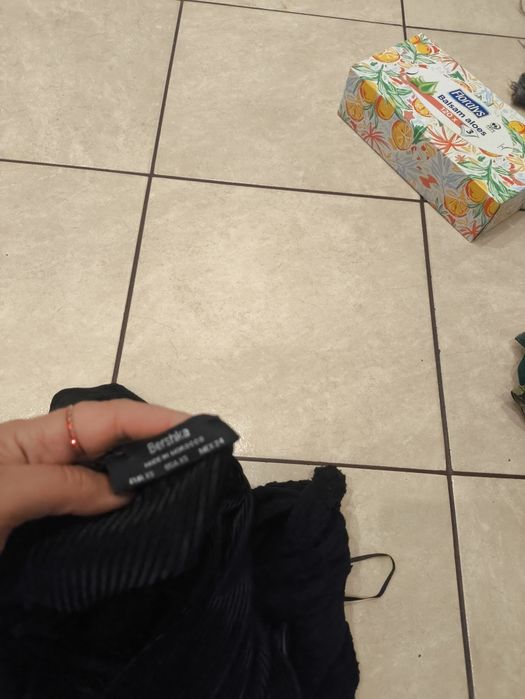 Zestaw 2 x sukienka mała czarna Zara Bershka s 36