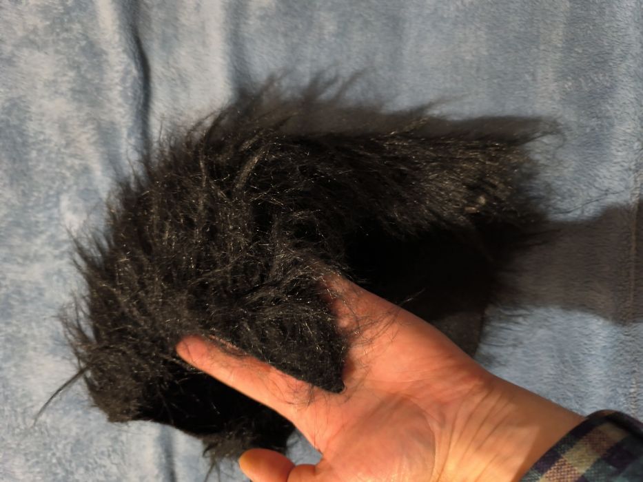 Карнавальный парик Оборотень,Дракула чёрного цвета