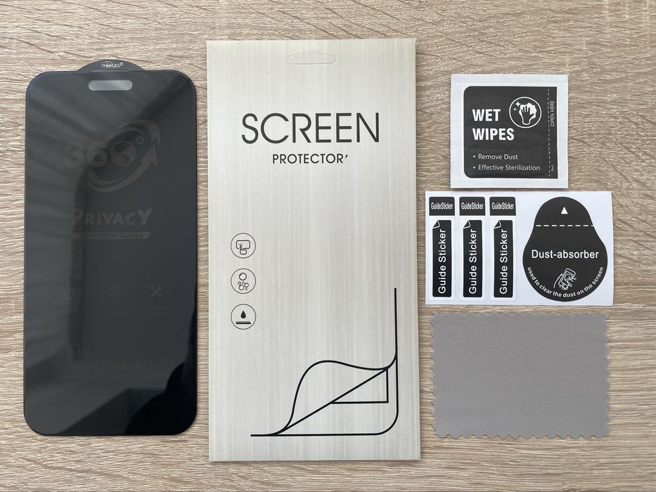 Защитное стекло Антишпион iPhone 15 Plus 16 Plus есть розница и опт