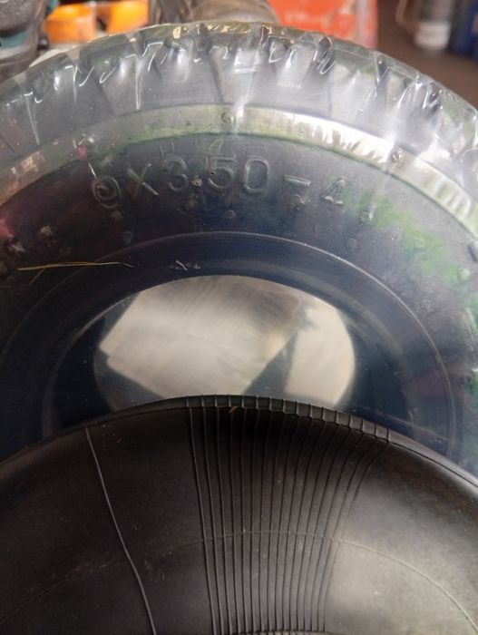 Peneu com camara de ar