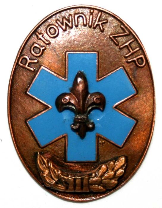 odznaka harcerska Ratownik ZHP