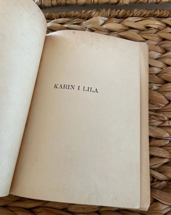 Karin i Lila  Jo van Ammers Küller przeł. Zofia Glarska [1938]