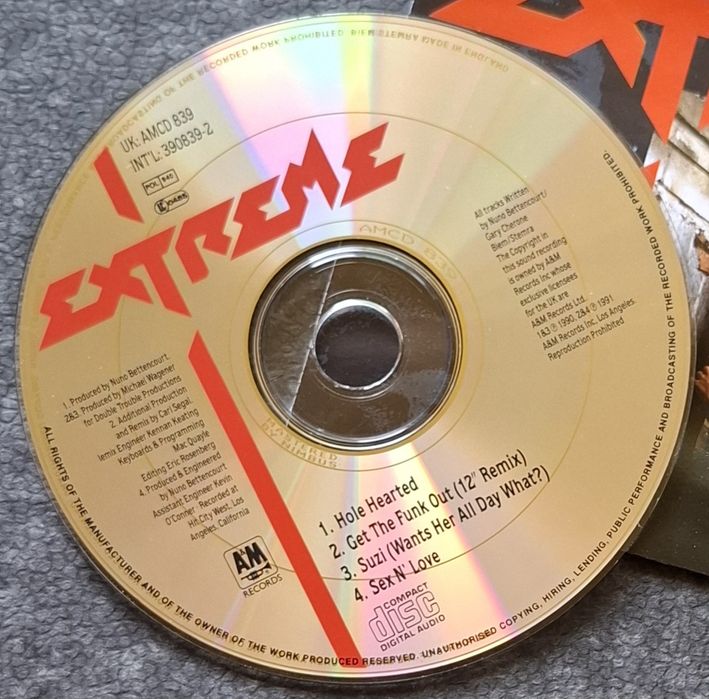 Płyta CD singiel EXTREME - Hole Hearted / 1991 EU