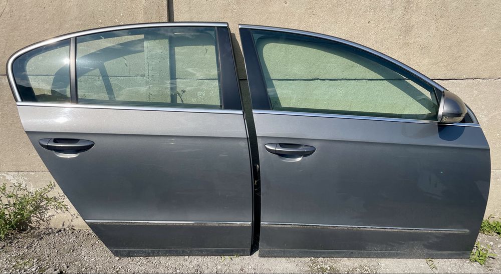VW Volkswagen Passat B6 3C 05- LA7T Drzwi Prawe Przód Przednie Tył Tylne Bez Rdzy