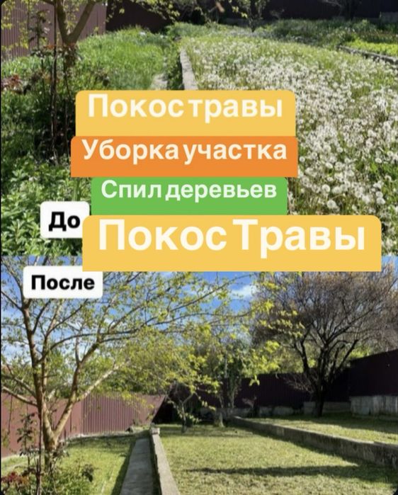 Расчистим участок/Уборка территории/Вывоз