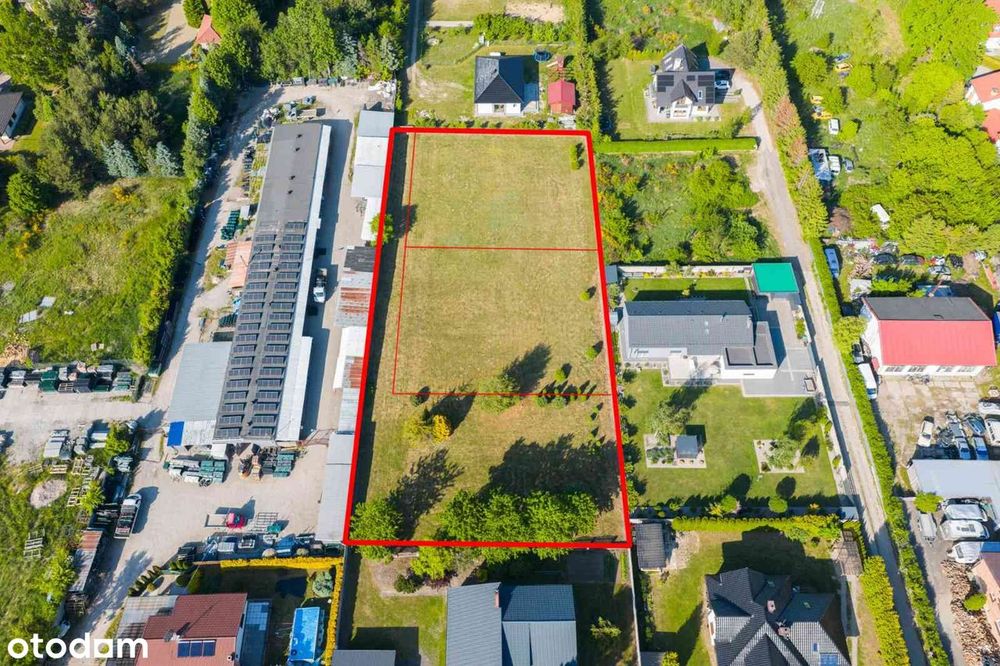 Działka budowlana 1213m2 Włynkówko