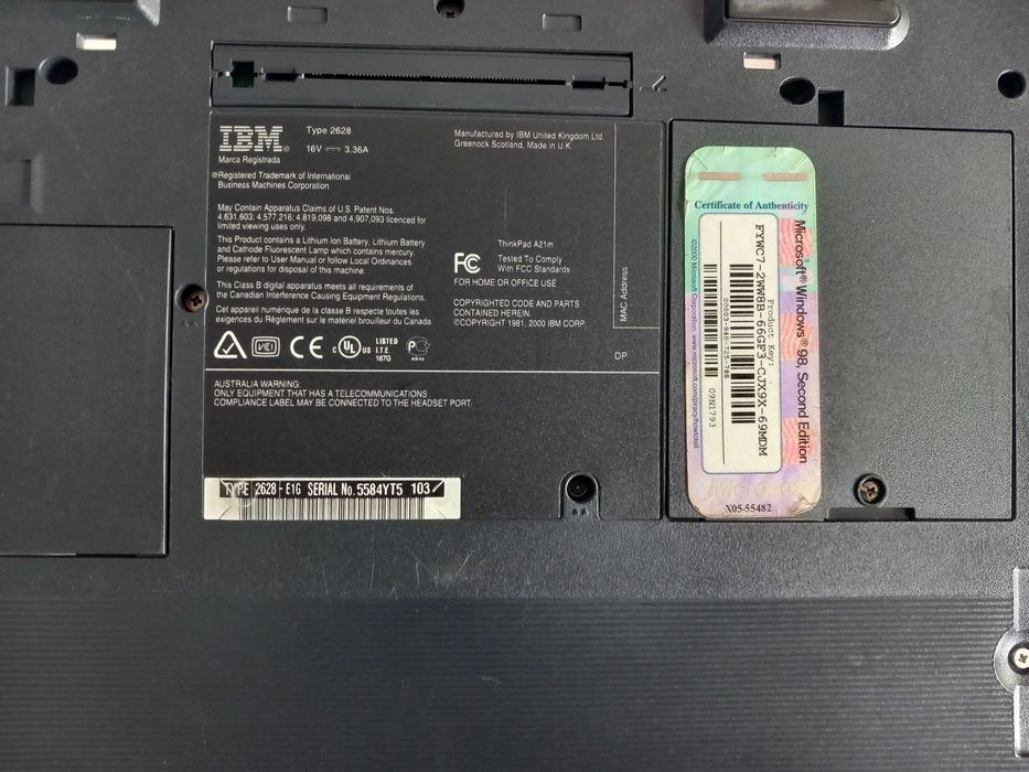 IBM ThinkPad Computer - Model 2628. Vintage item.64862969737217127