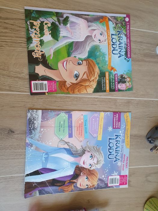 Zestaw Kraina Lodu Elsa i Anna gazetki i dodatki
